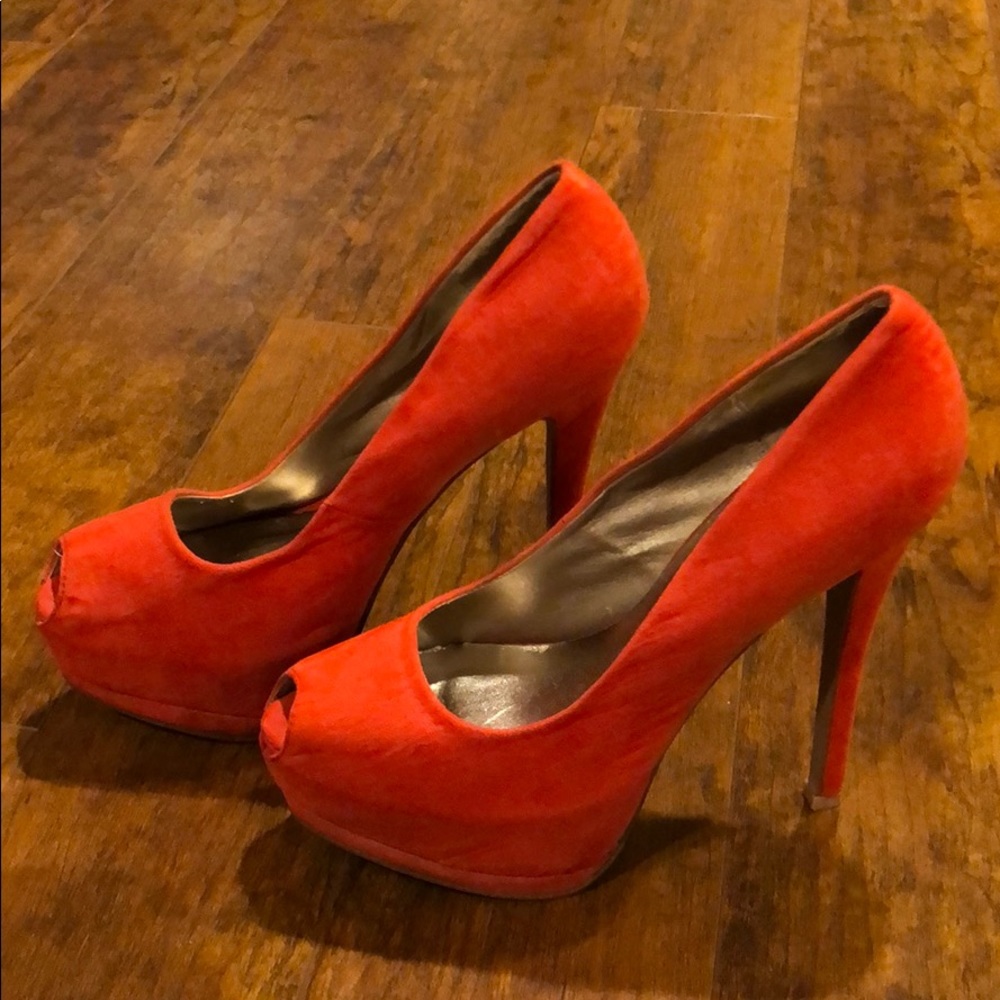 Orange heels
